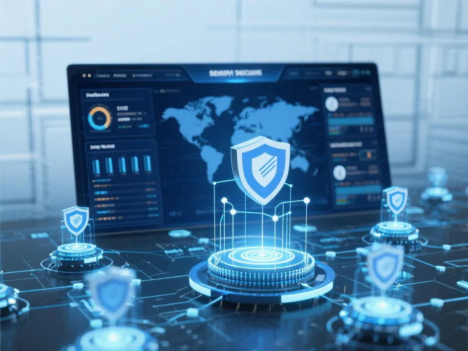 数据安全与全球合规可视化示意图