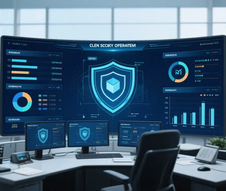 安全治理与数据监测示意图